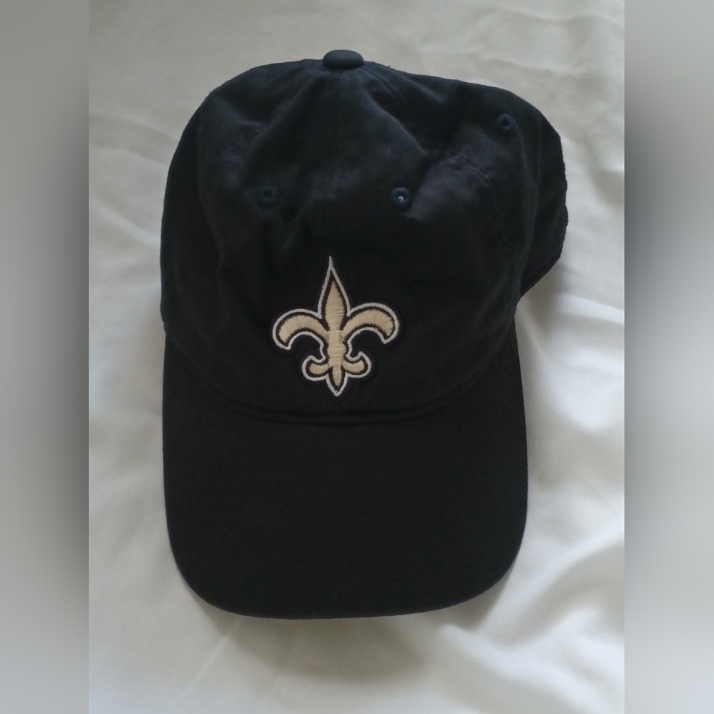 NFL Child Black Cap with Fleur-de-lis (Saint) Embroidery